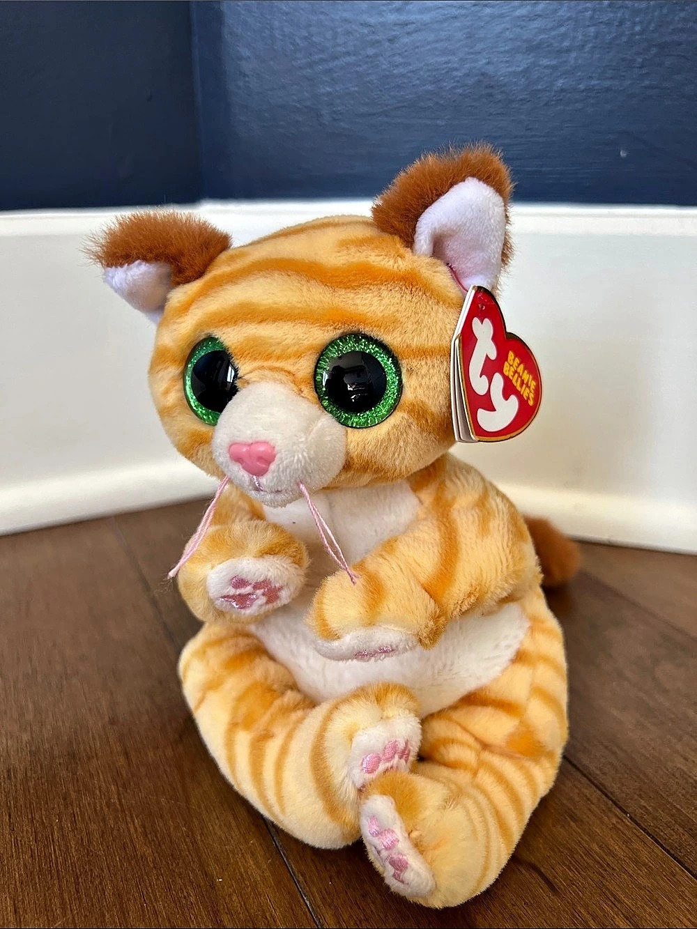 ✨3/20$ Ty Mango the Orange Tabby Cat Orange & White Plush